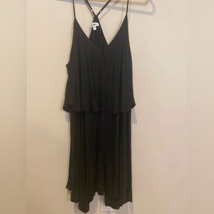 L. WILLIAMRAST. Black tank minidress.